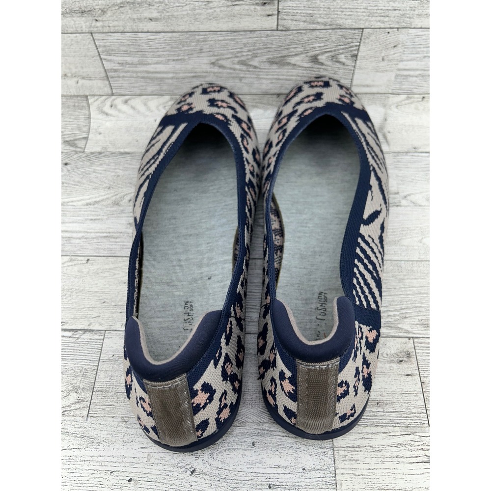 Clarks Cloudsteppers Step June Shell Navy Leopard… - image 7